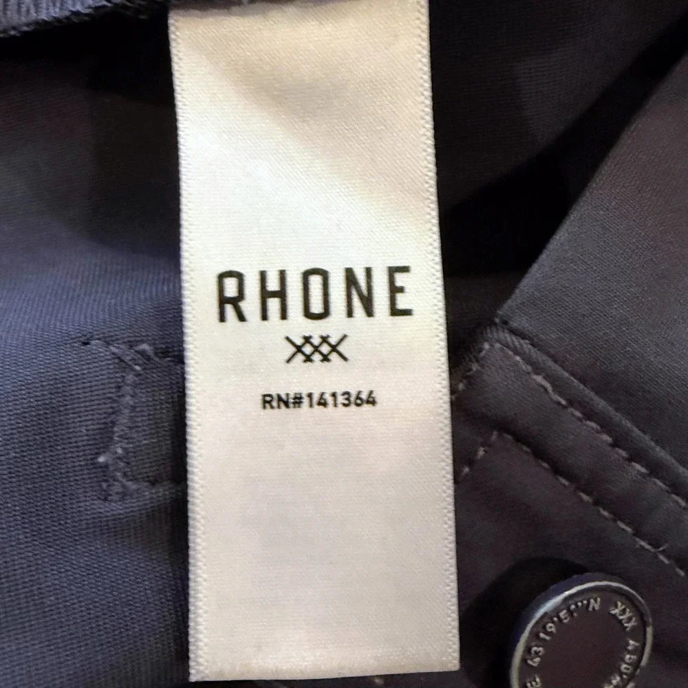 Rhone Commuter Pants Mens 38x30 Navy Flex Knit Performance 5 Pocket Stretch